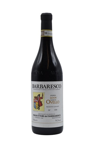 2008 Produttori del Barbaresco, Ovello Riserva 750ml - Walker Wine Co.