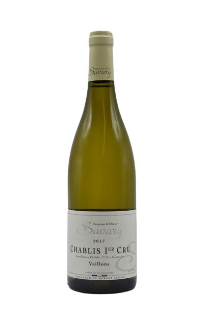 2017 Savary, Chablis Vaillons 1er Cru 750ml - Walker Wine Co.