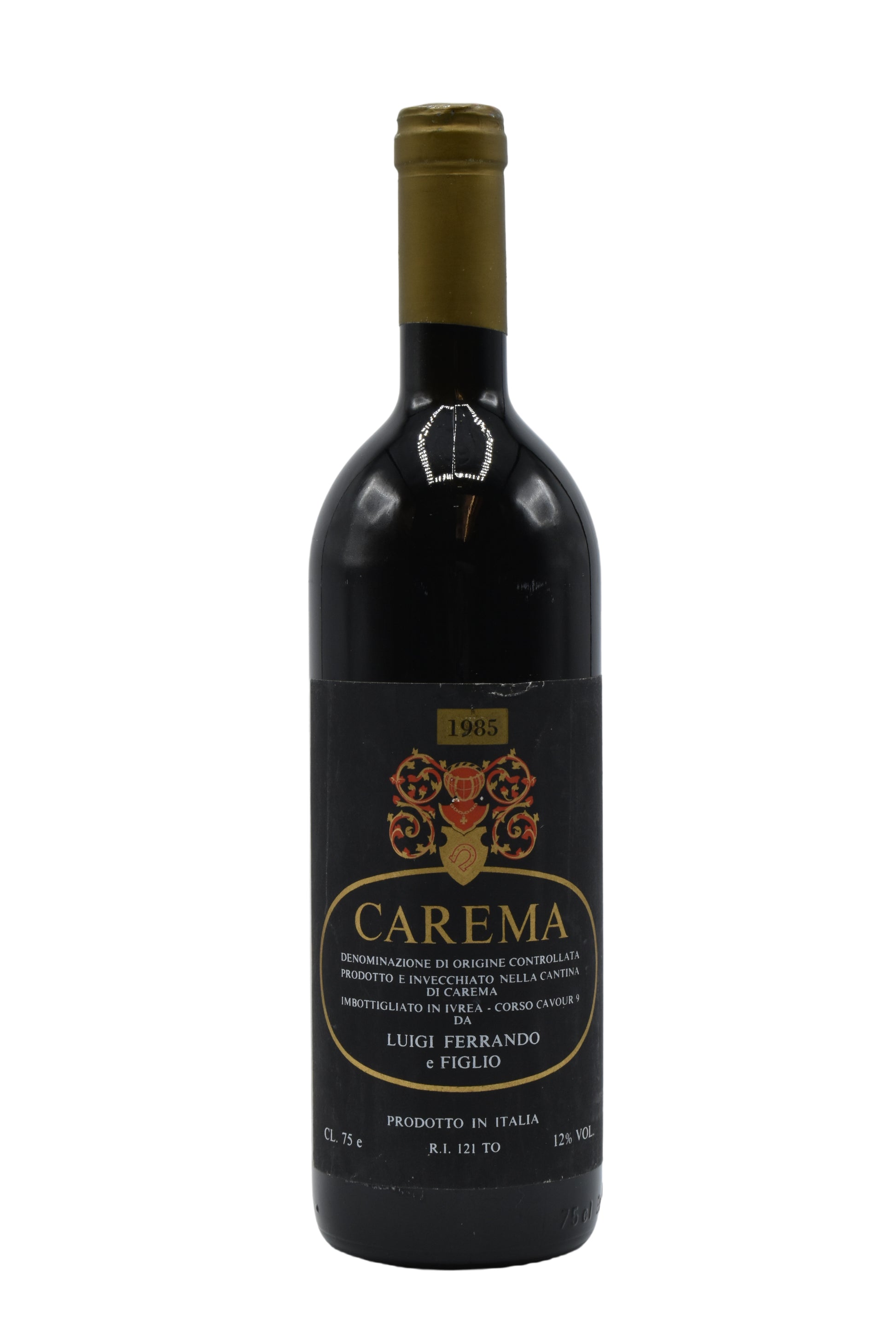 1985 Luigi Ferrando, Carema Black Label Riserva (Etichetta Nera) 750ml - Walker Wine Co.