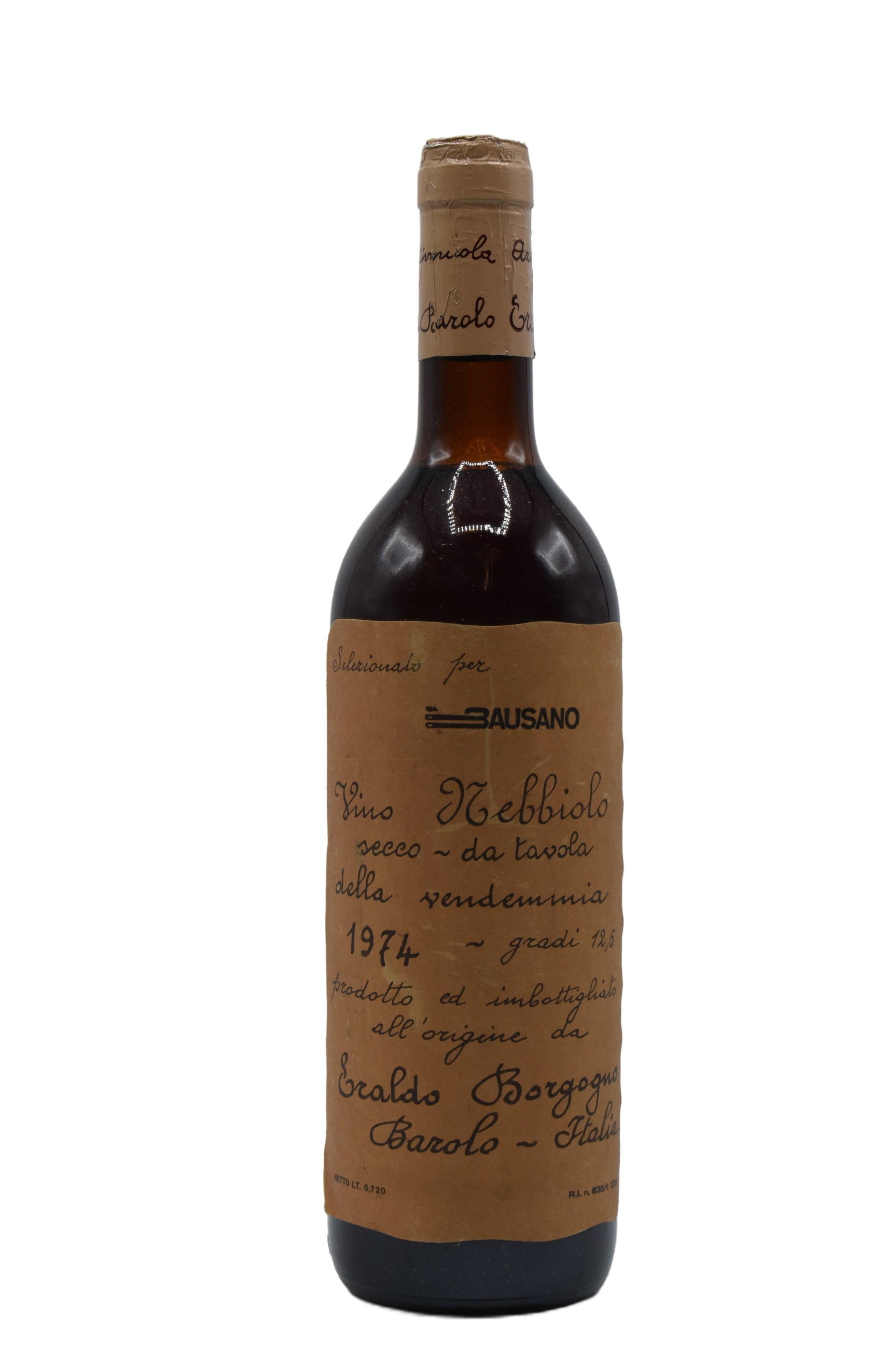 1974 Eraldo Borgogno Langhe Nebbiolo 750ml - Walker Wine Co.