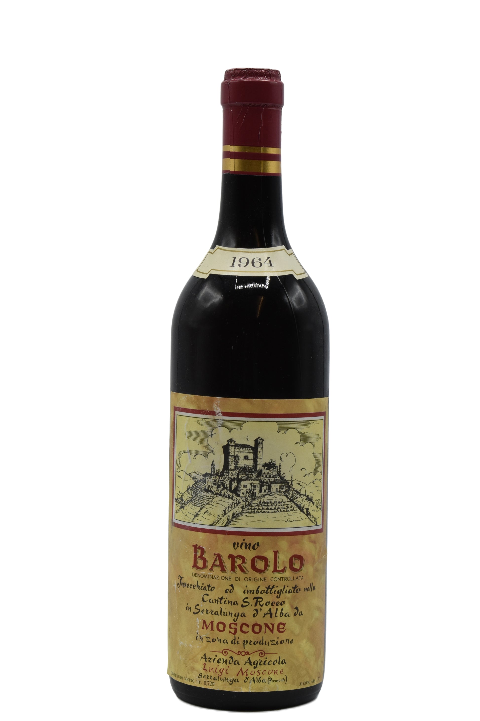 1964 Moscone Barolo Serralunga d'Alba 750ml - Walker Wine Co.