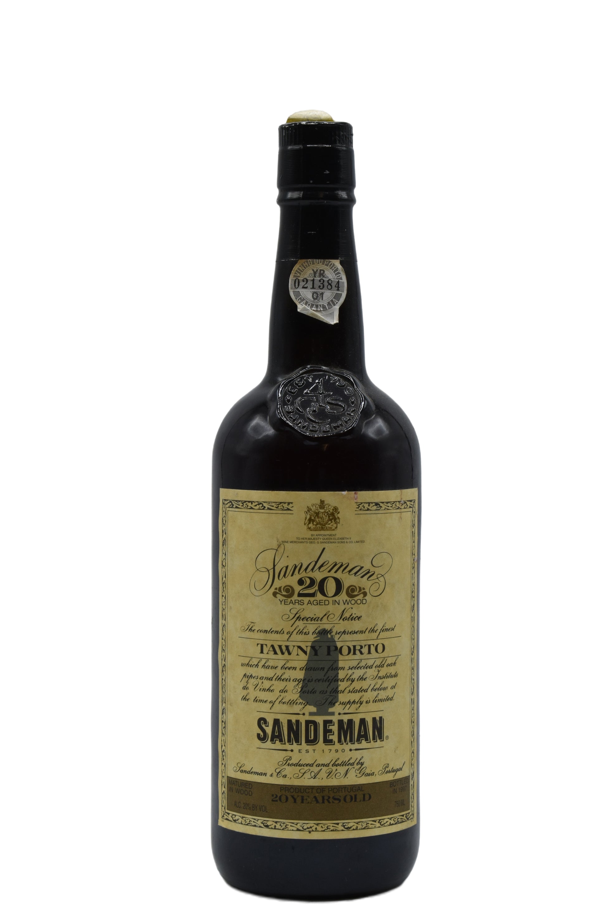 NV Sandeman Porto 20 Year Old Tawny 750ml - Walker Wine Co.