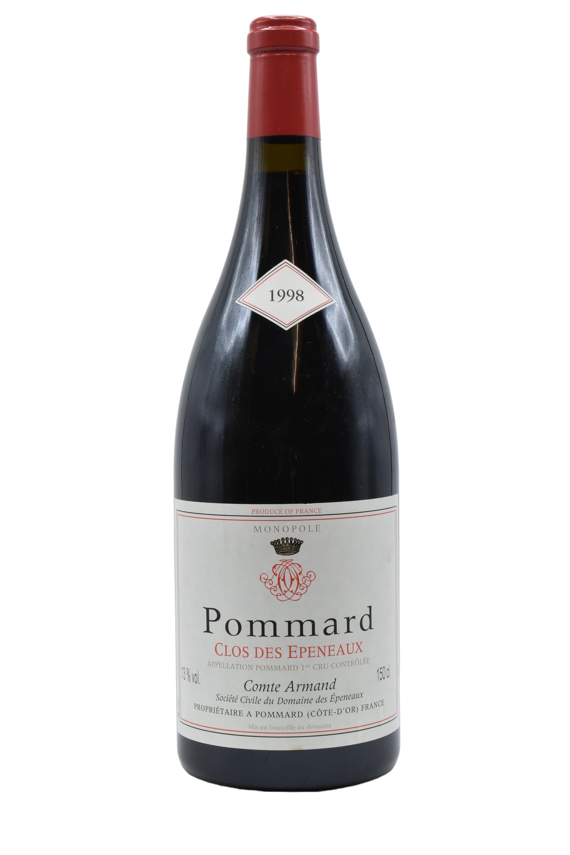 1998 Comte Armand Pommard Clos des Epeneaux 1.5L - Walker Wine Co.