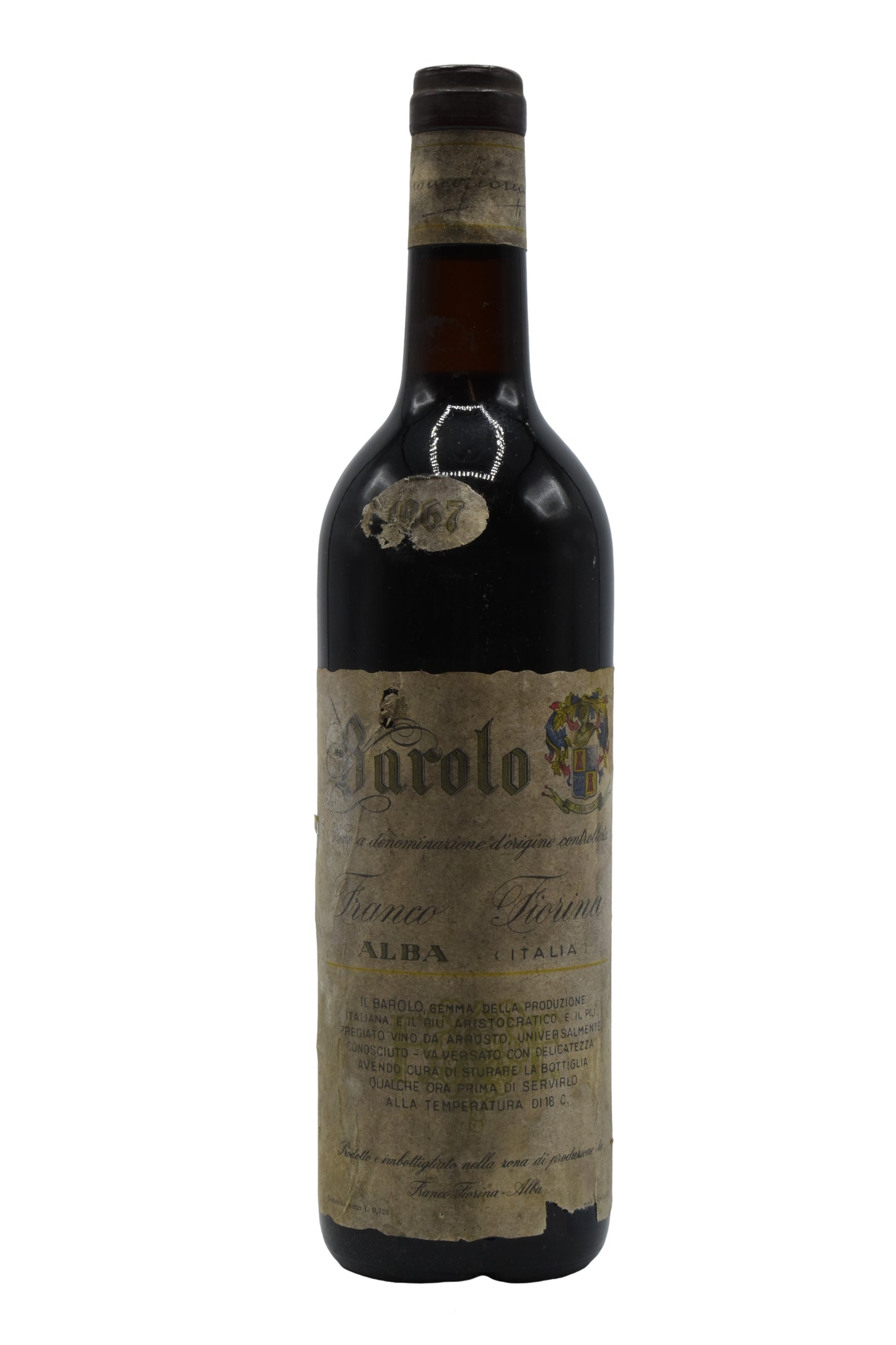 1967 Franco Fiorina Barolo - Walker Wine Co.
