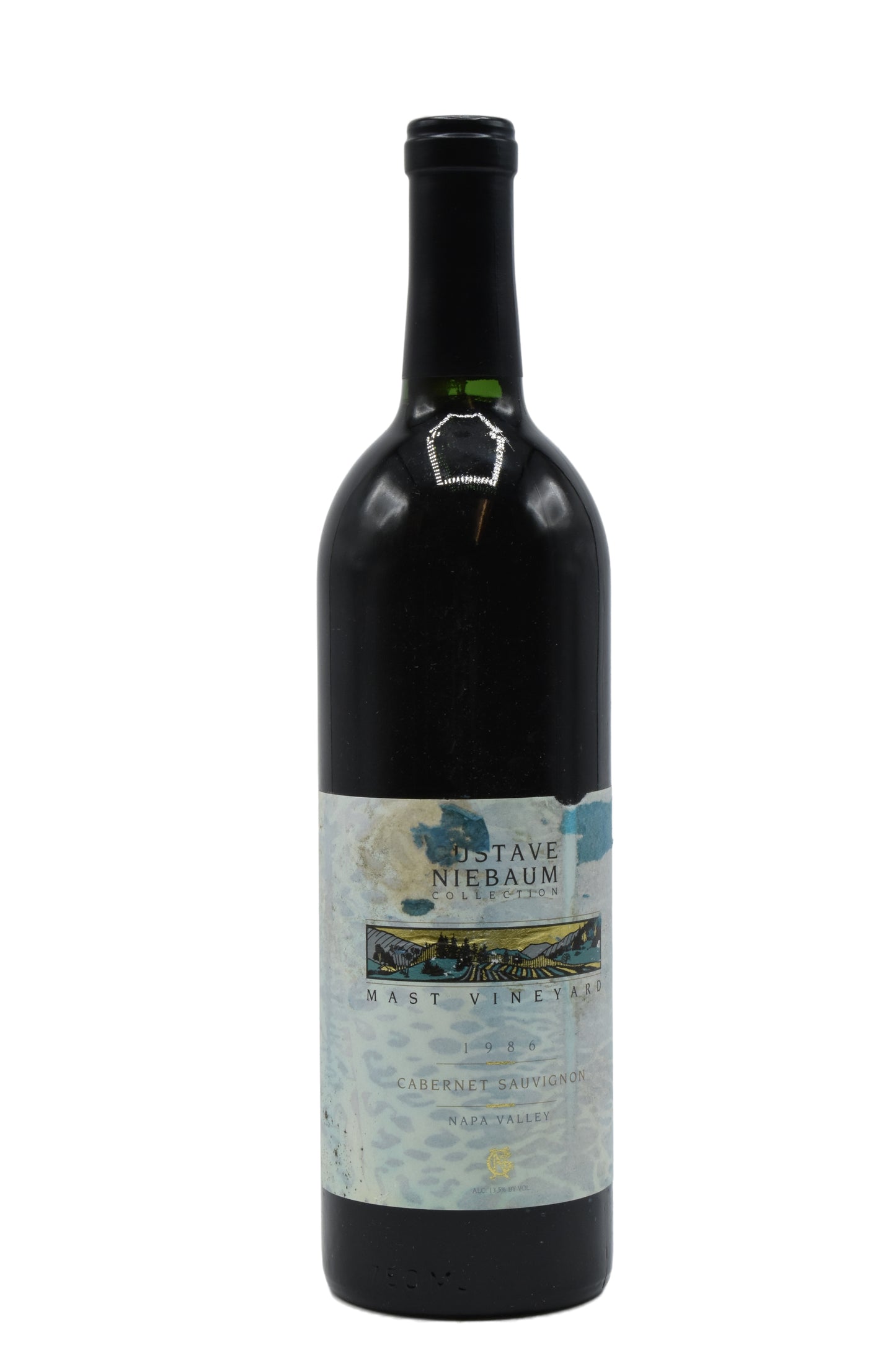 1986 Gustave Niebaum Collection, Mast Vineyard, Cabernet Sauvignon 750ml - Walker Wine Co.