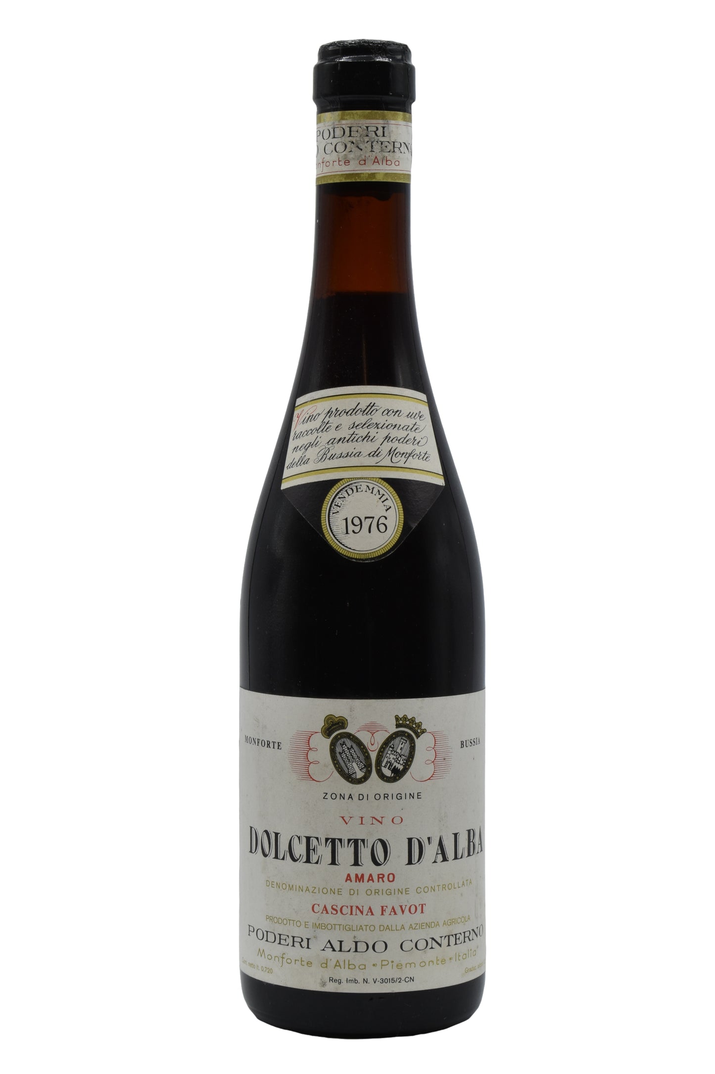 1976 Conterno (Aldo), Dolcetto d'Alba Cascina Favot 750ml - Walker Wine Co.