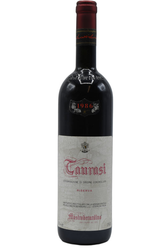 1986 Mastroberardino, Taurasi Riserva 750ml - Walker Wine Co.