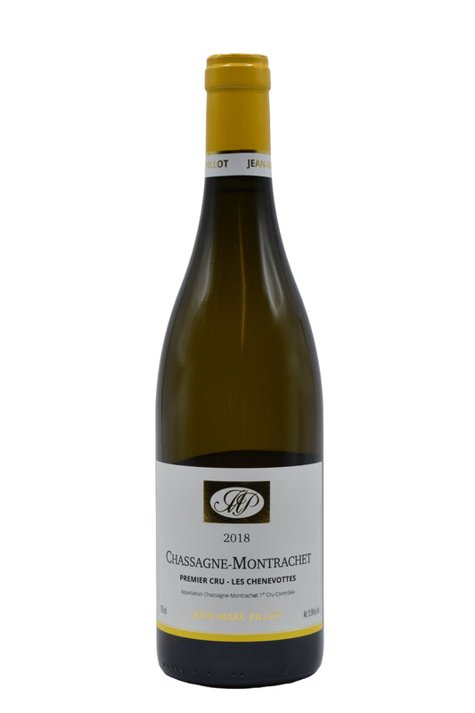 2018 Pillot (J-M), Chassagne-Montrachet, Les Chenevottes 1er Cru 750ml - Walker Wine Co.