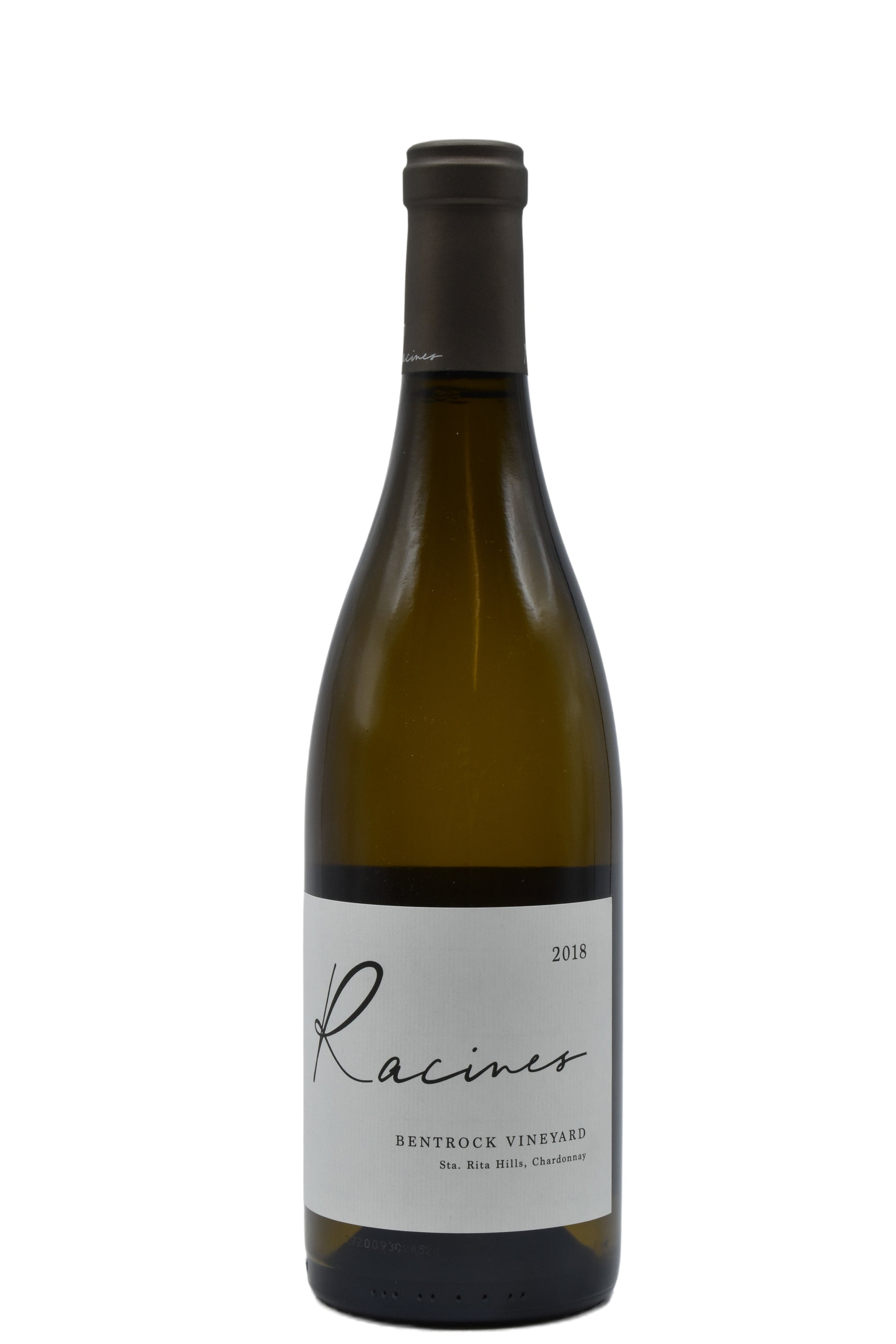 2018 Racines, Bentrock Vineyard Chardonnay 750ml - Walker Wine Co.