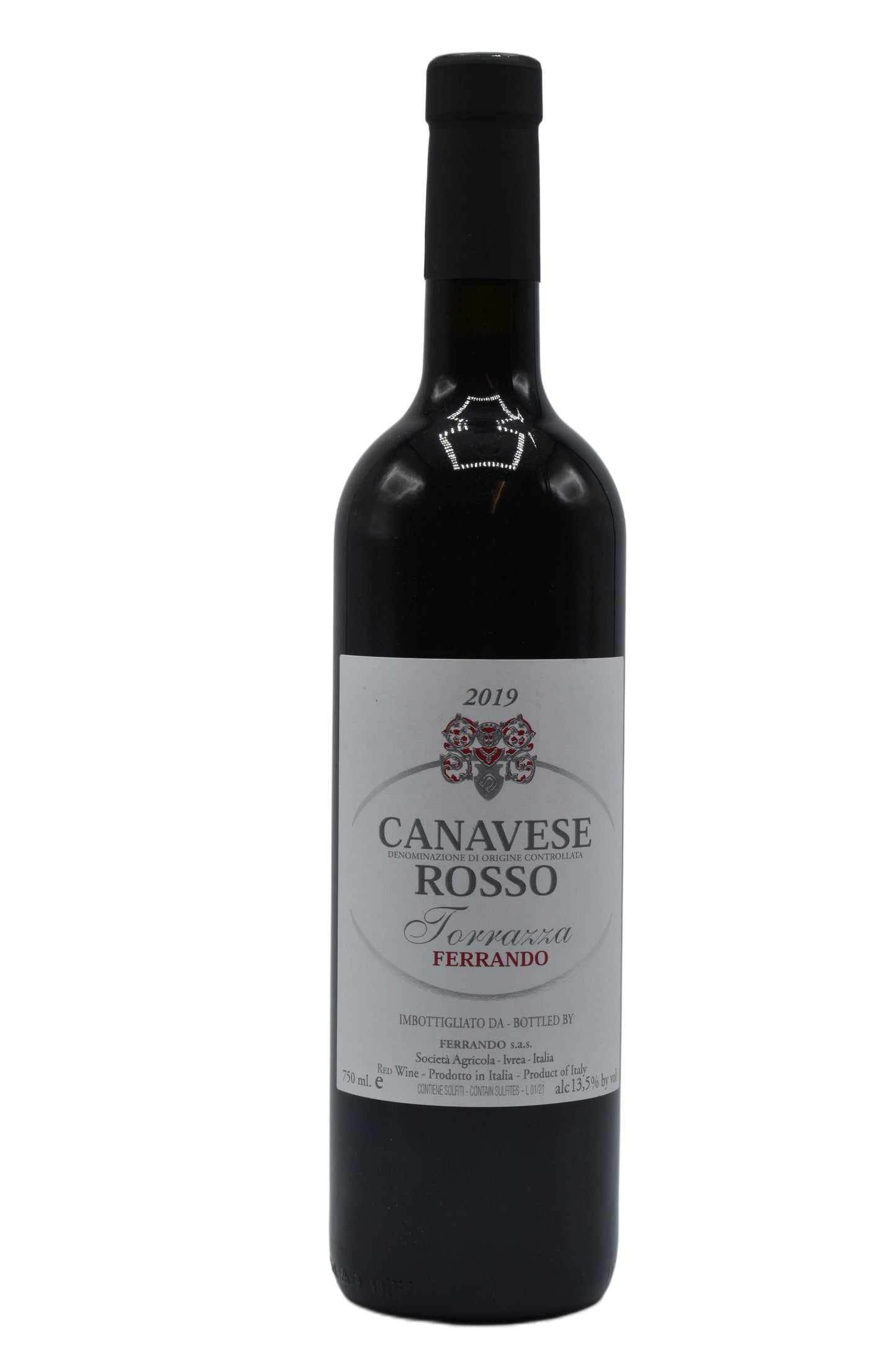 2019 Luigi Ferrando Canavese Rosso, La Torrazza 750ml - Walker Wine Co.