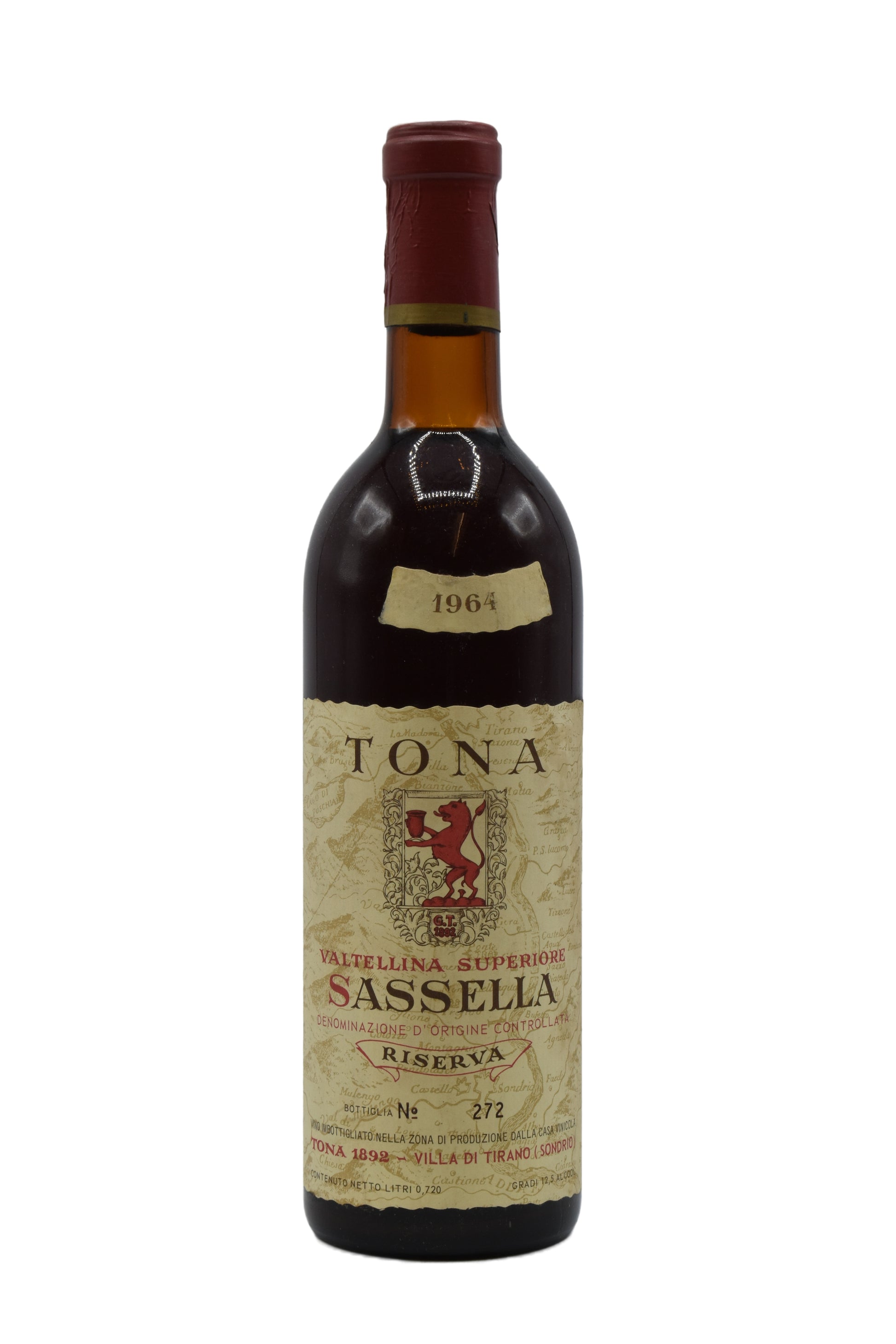 1964 Tona, Villa di Tirano Valtellina Superiore - Sassella Riserva 750ml - Walker Wine Co.