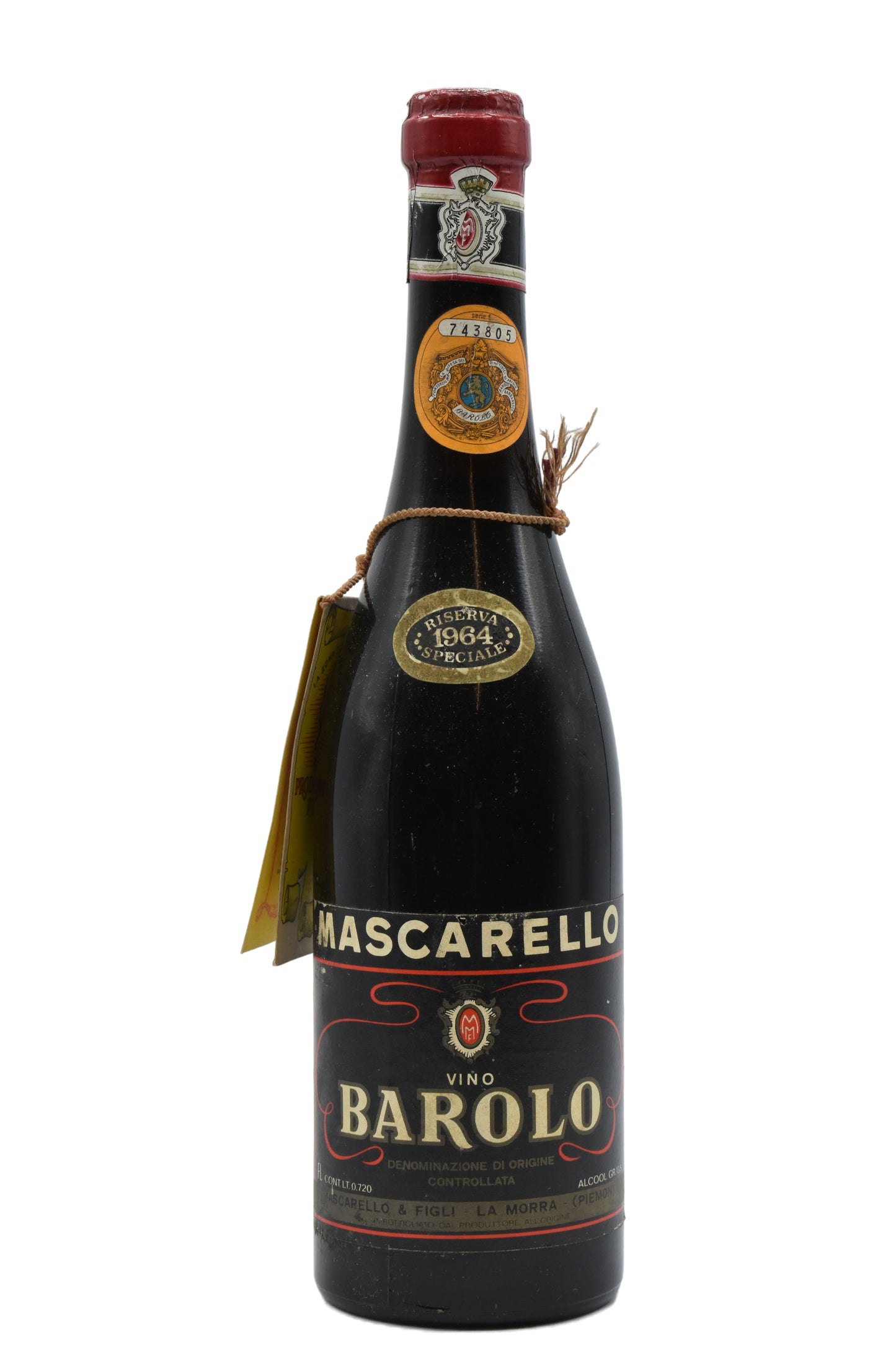 1964 Mascarello (Michele), Barolo Riserva Speciale 750ml - Walker Wine Co.