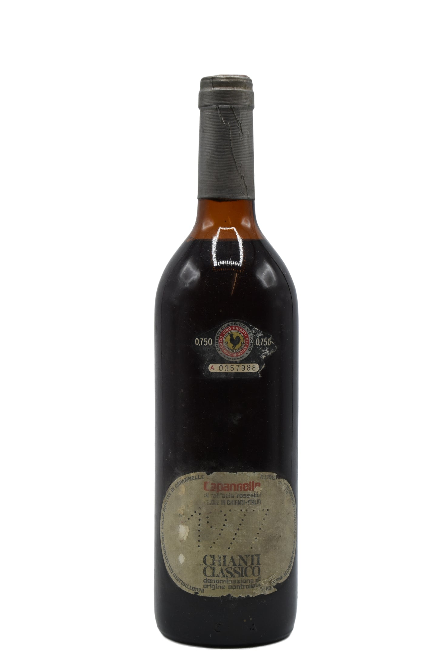 1977 Capannelle di Raffaele Rossetti, Chianti Classico 750ml - Walker Wine Co.