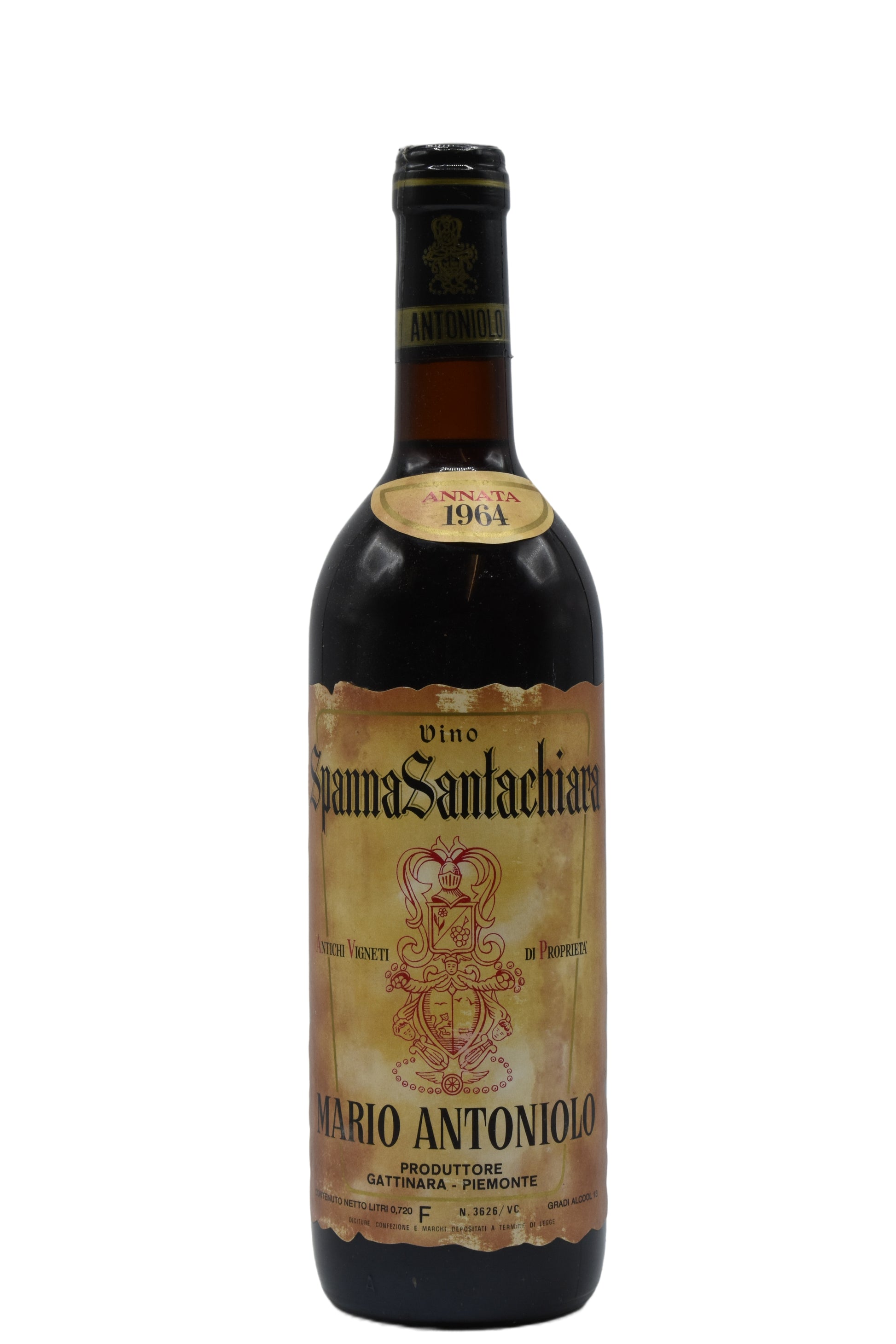 1964 Antoniolo, Spanna Santachiara 750ml - Walker Wine Co.