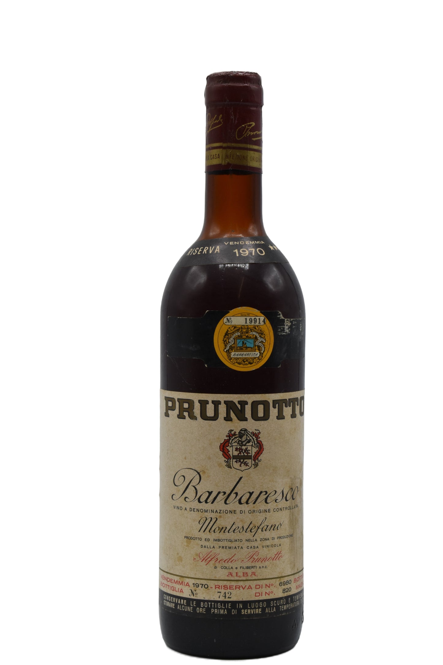 1970 Prunotto, Barbaresco Riserva 750ml - Walker Wine Co.