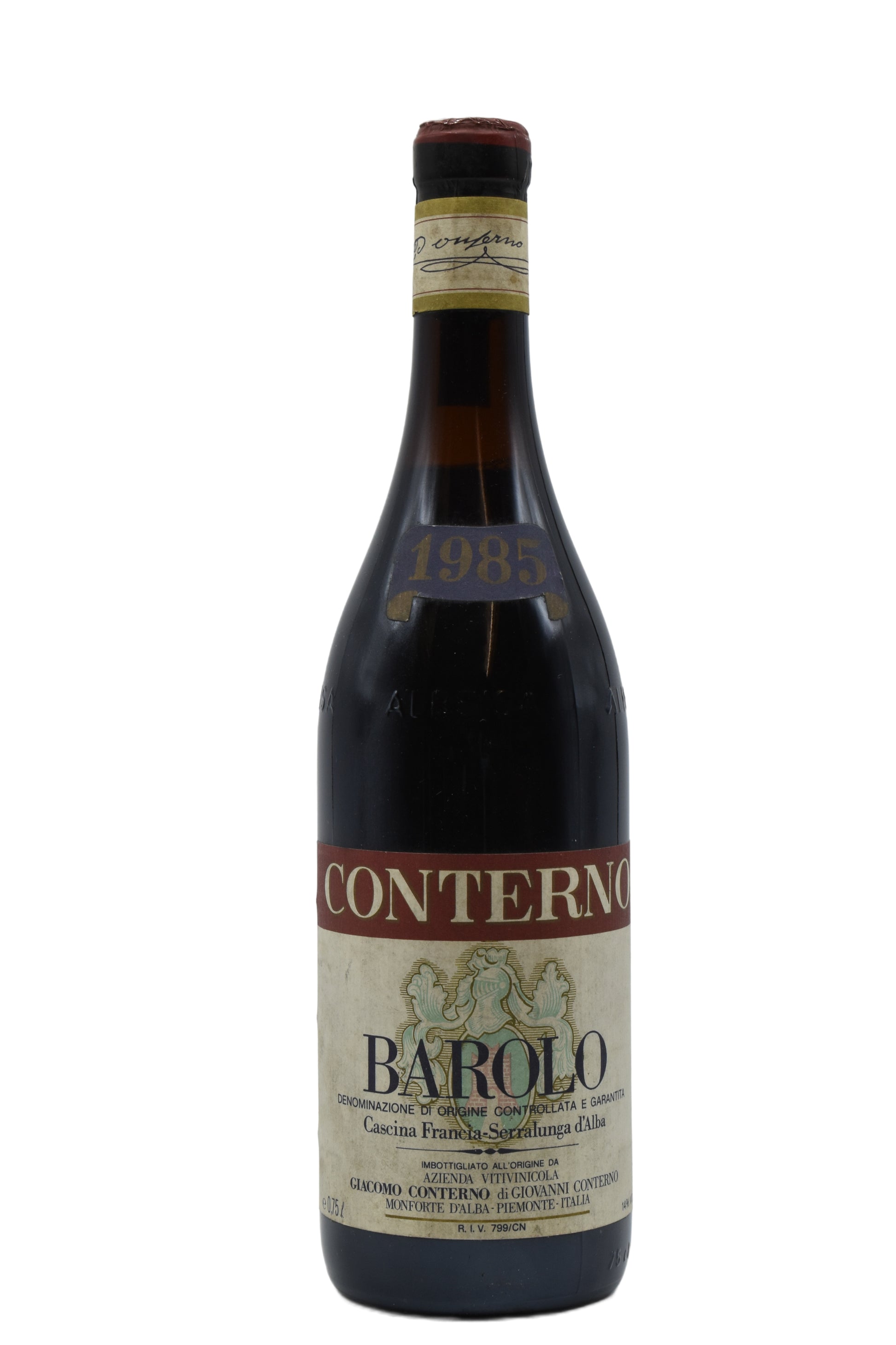 1985 Conterno (Giacomo), Barolo Cascinca Francia 750ml - Walker Wine Co.
