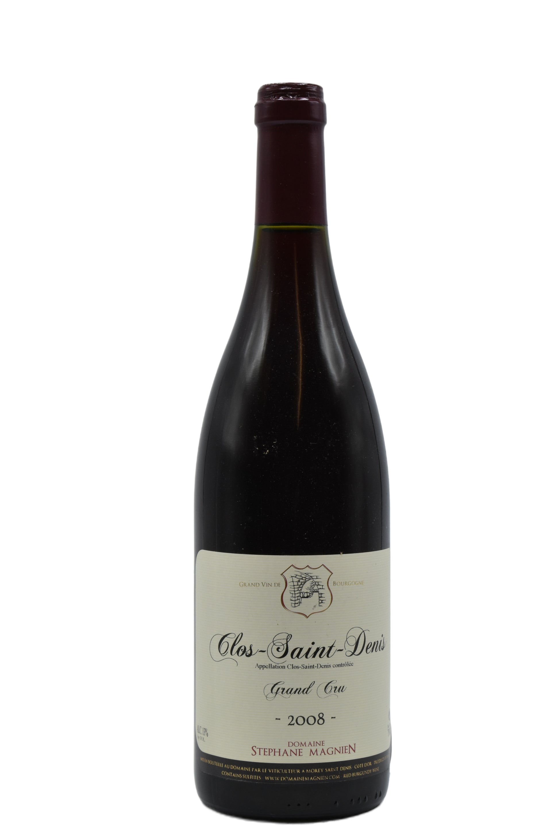 2008 Domaine Stephane Magnien, Clos-Saint-Denis Grand Cru 750ml - Walker Wine Co.