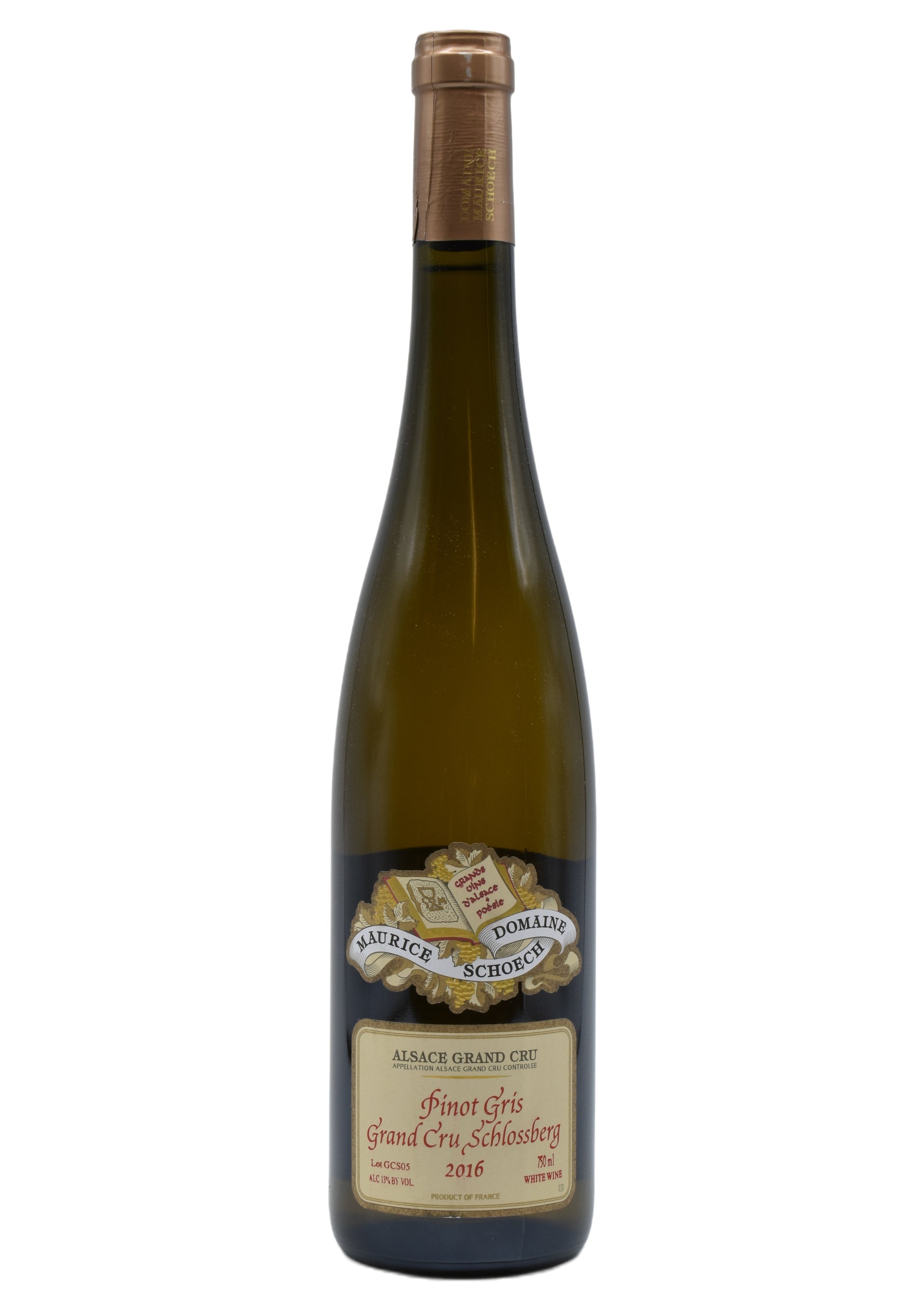 2016 Domaine Maurice Schoech, Pinot Gris Grand Cru, Schlossberg 750ml - Walker Wine Co.