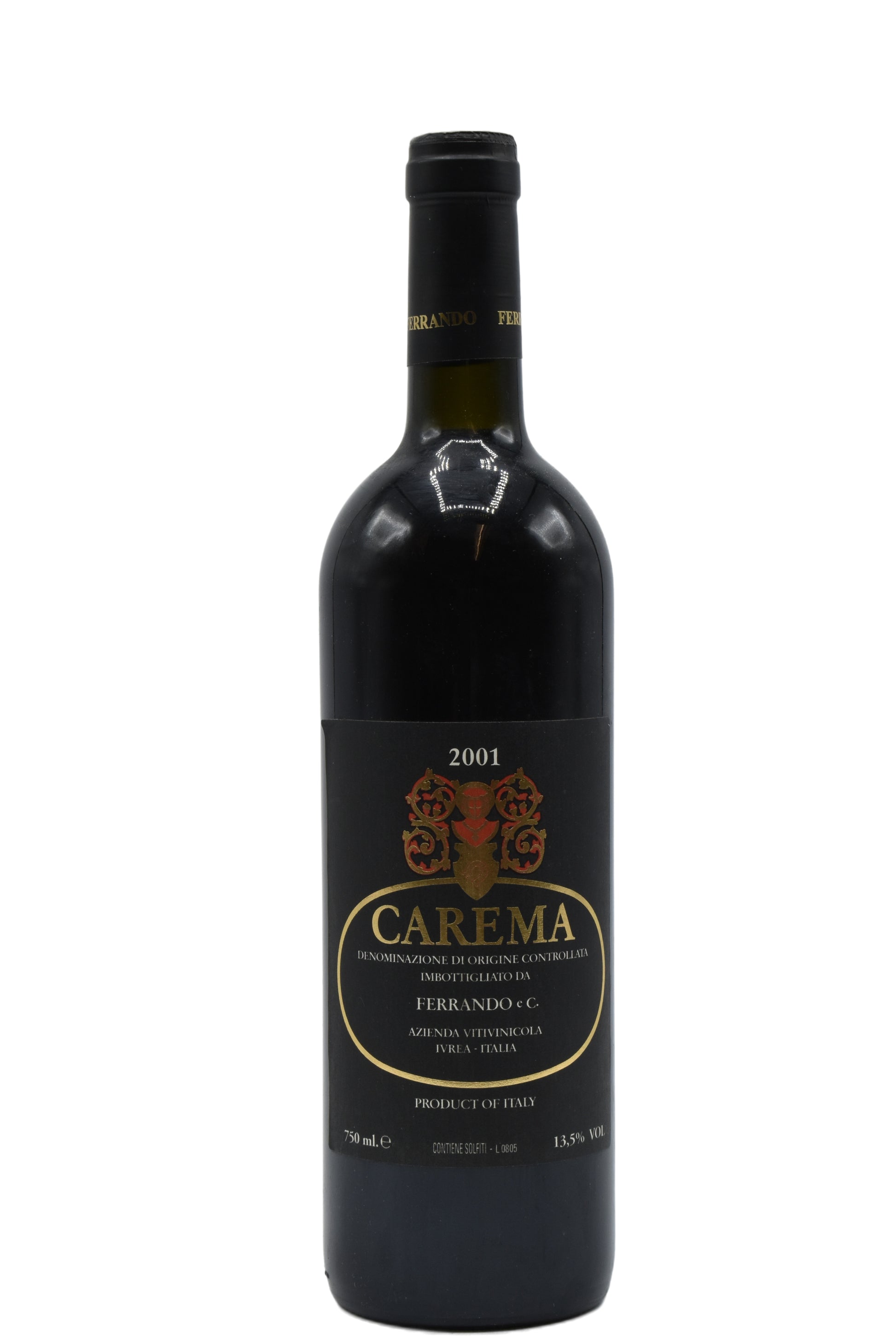 2001 Luigi Ferrando, Carema Black Label Riserva (Etichetta Nera) 750ml - Walker Wine Co.