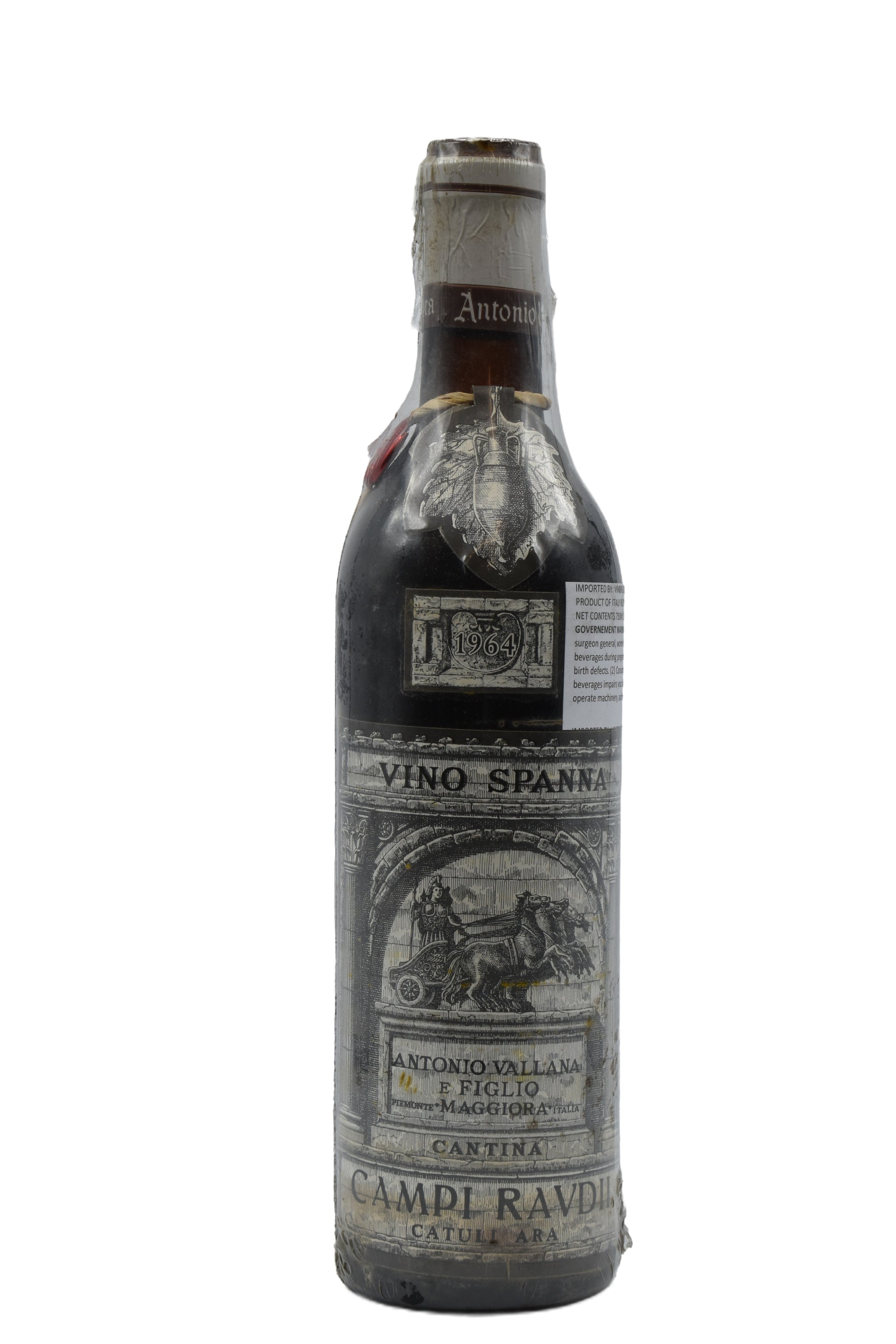 1964 Antonio Vallana, Spanna Campi Raudi 750ml - Walker Wine Co.