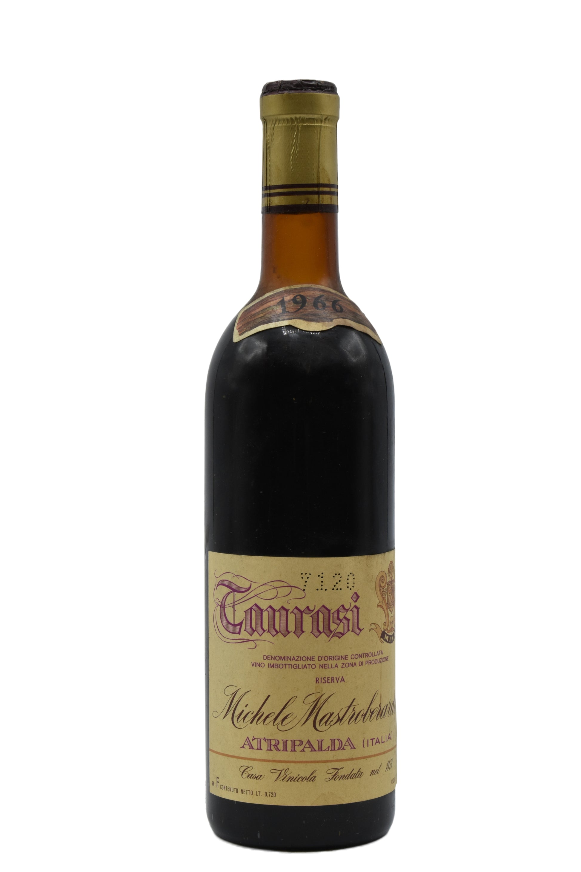 1966 Mastroberardino, Taurasi Riserva Speciale 750ml - Walker Wine Co.
