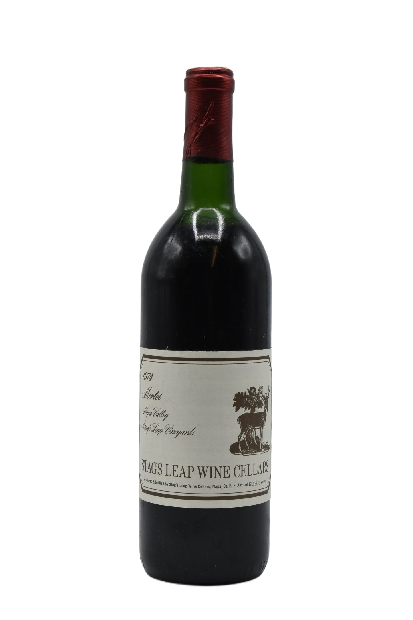 1974 Stag's Leap Wine Cellars, SLV Merlot (Ex-Cellars) 750ml - Walker Wine Co.
