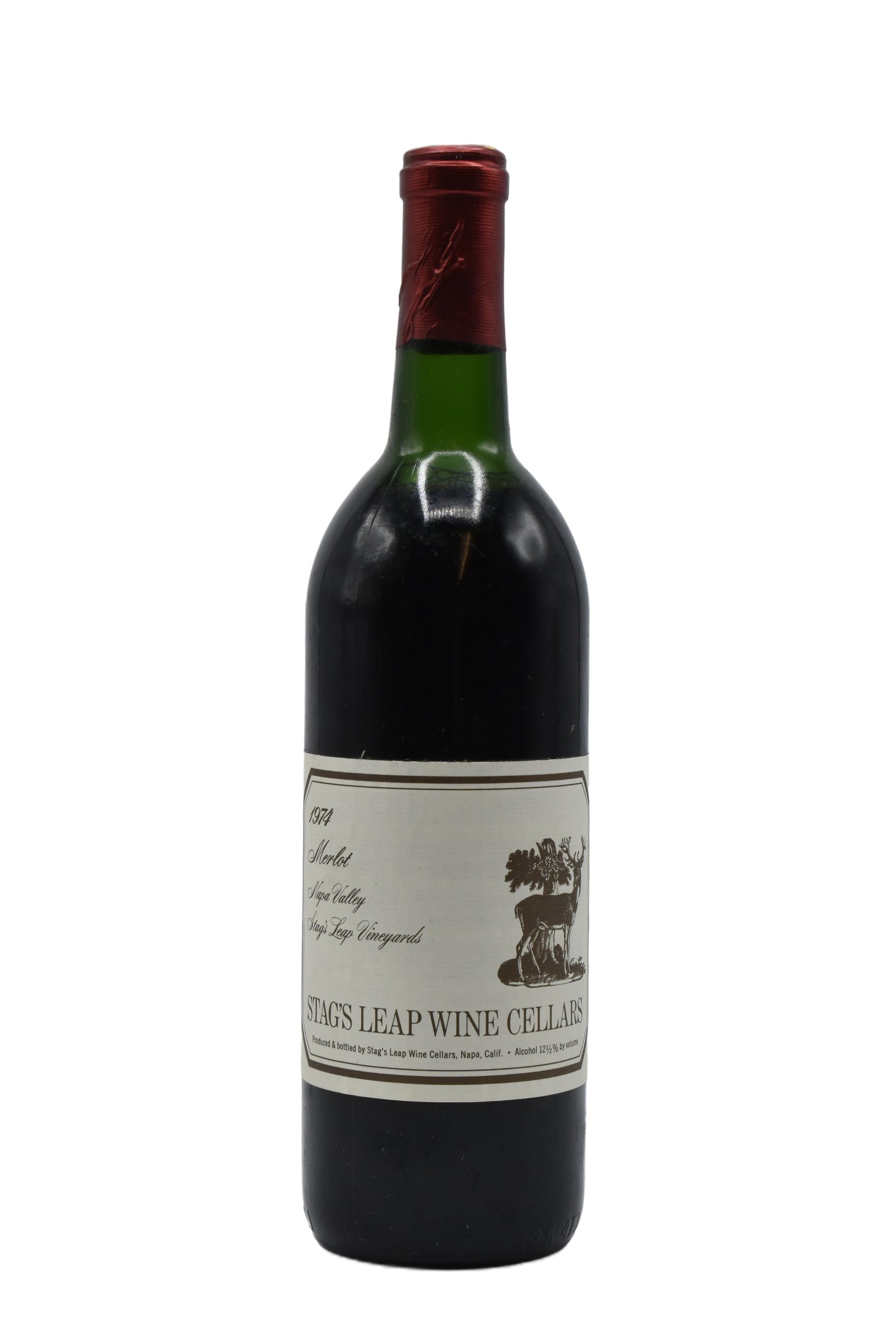 1974 Stag's Leap Wine Cellars, SLV Merlot (Ex-Cellars) 750ml - Walker Wine Co.