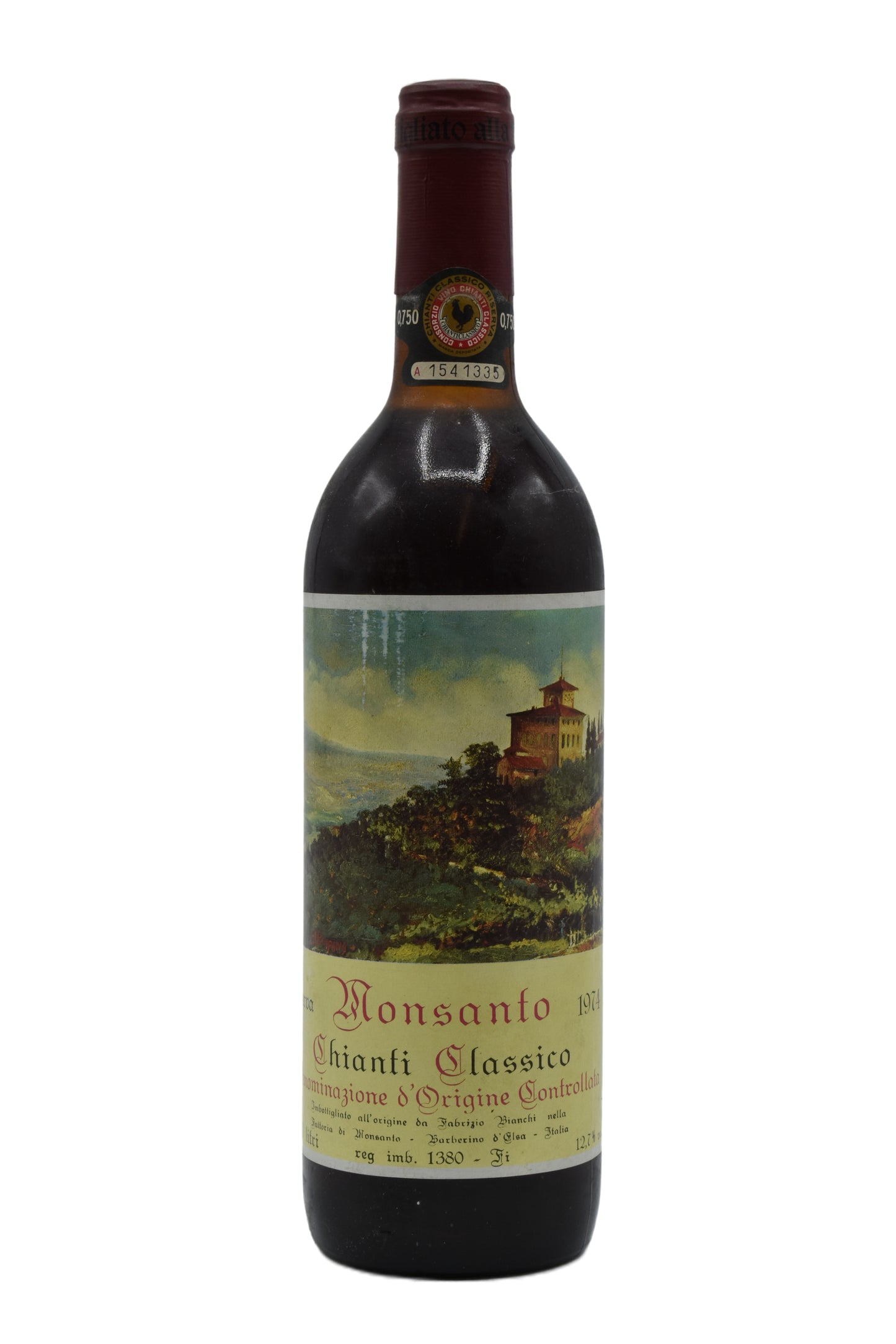 1974 Castello di Monsanto, Chianti Classico Riserva 720ml - Walker Wine Co.
