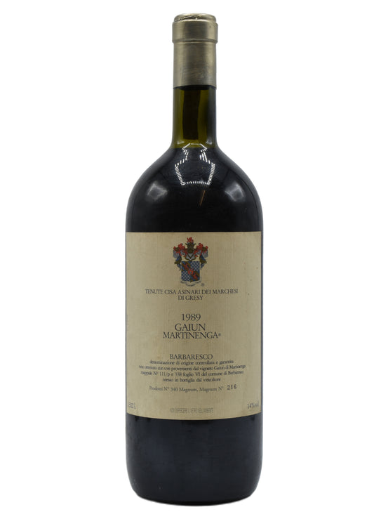 1989 Marchesi di Gresy, Barbaresco Gaiun Martinenga 1.5L - Walker Wine Co.