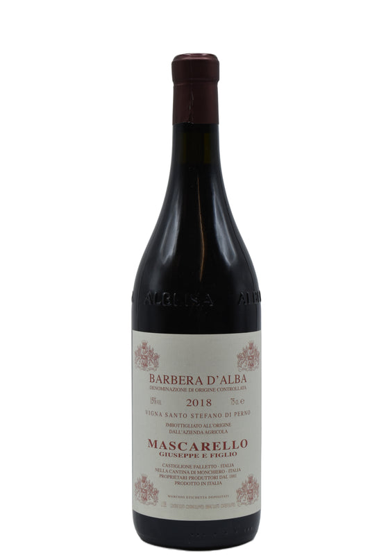 2018 Mascarello (Giuseppe), Barbera d'Alba Santo Stefano 750ml - Walker Wine Co.