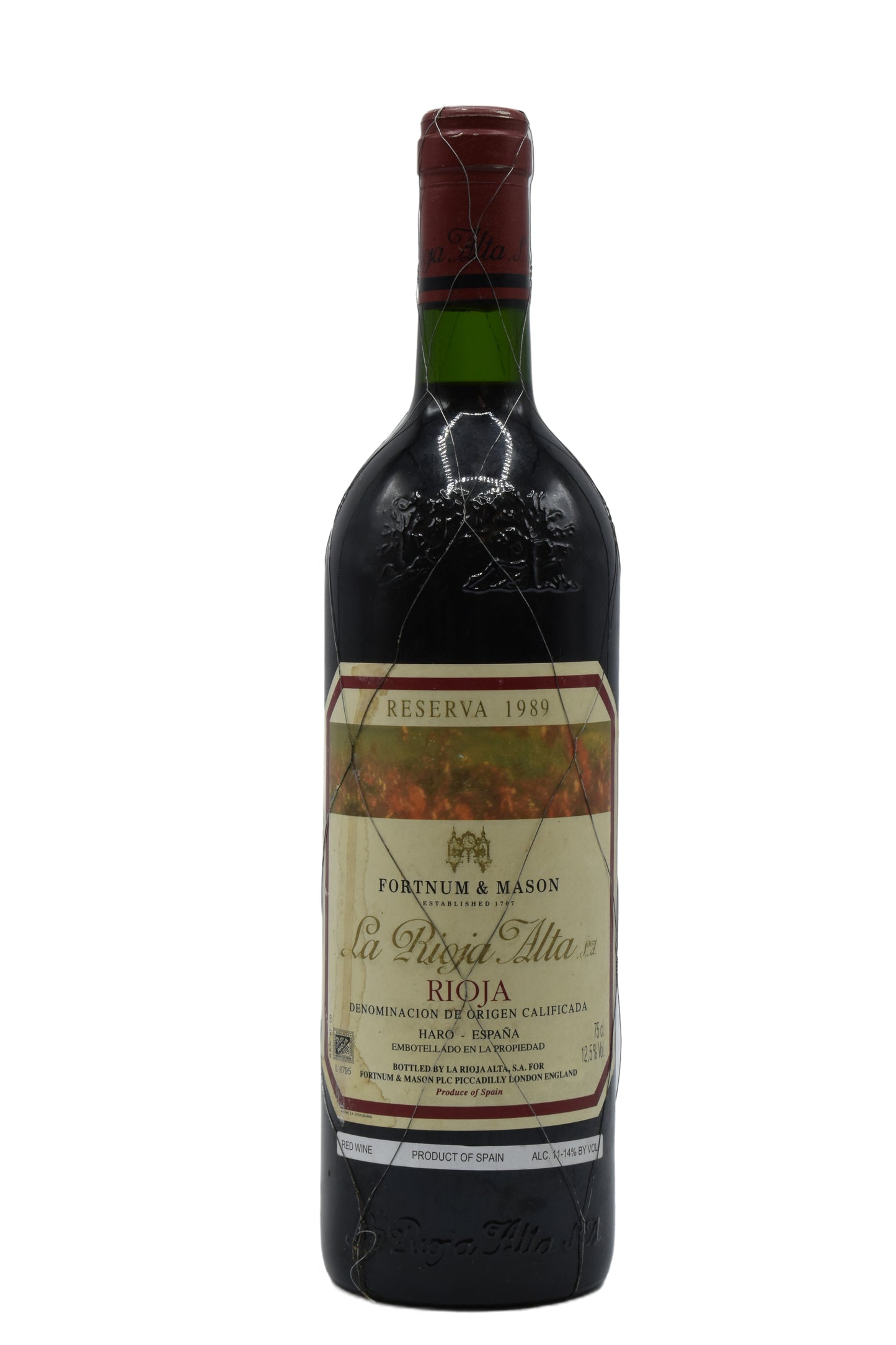 1989 La Rioja Alta Rioja Reserva 750ml - Walker Wine Co.