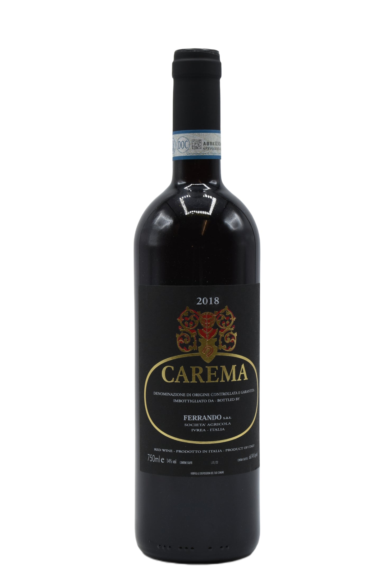 2018 Luigi Ferrando, Carema Black Label Riserva (Etichetta Nera) 750ml - Walker Wine Co.