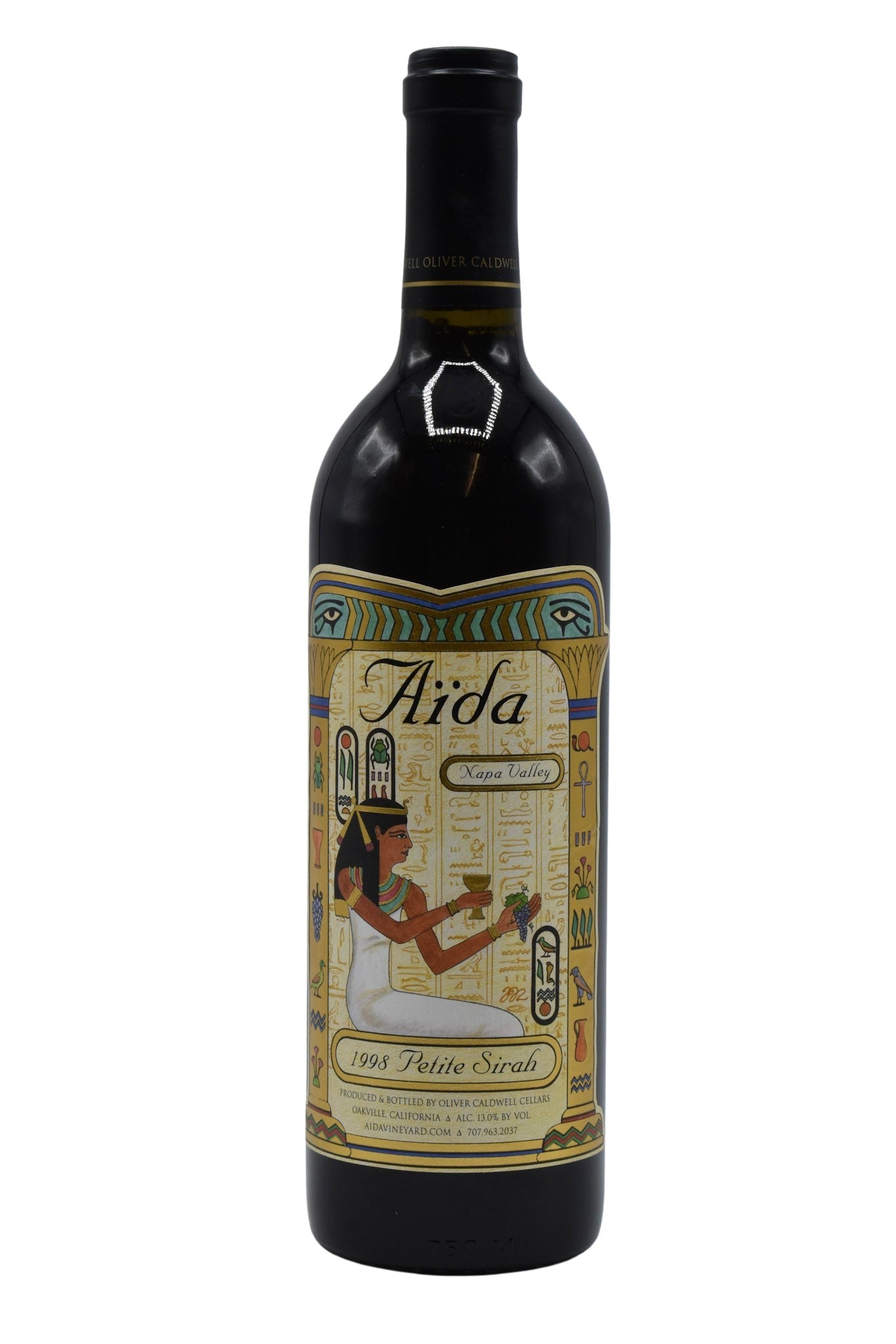 1998 Oliver Caldwell, Aida Vineyard, Napa Petite Sirah 750ml - Walker Wine Co.
