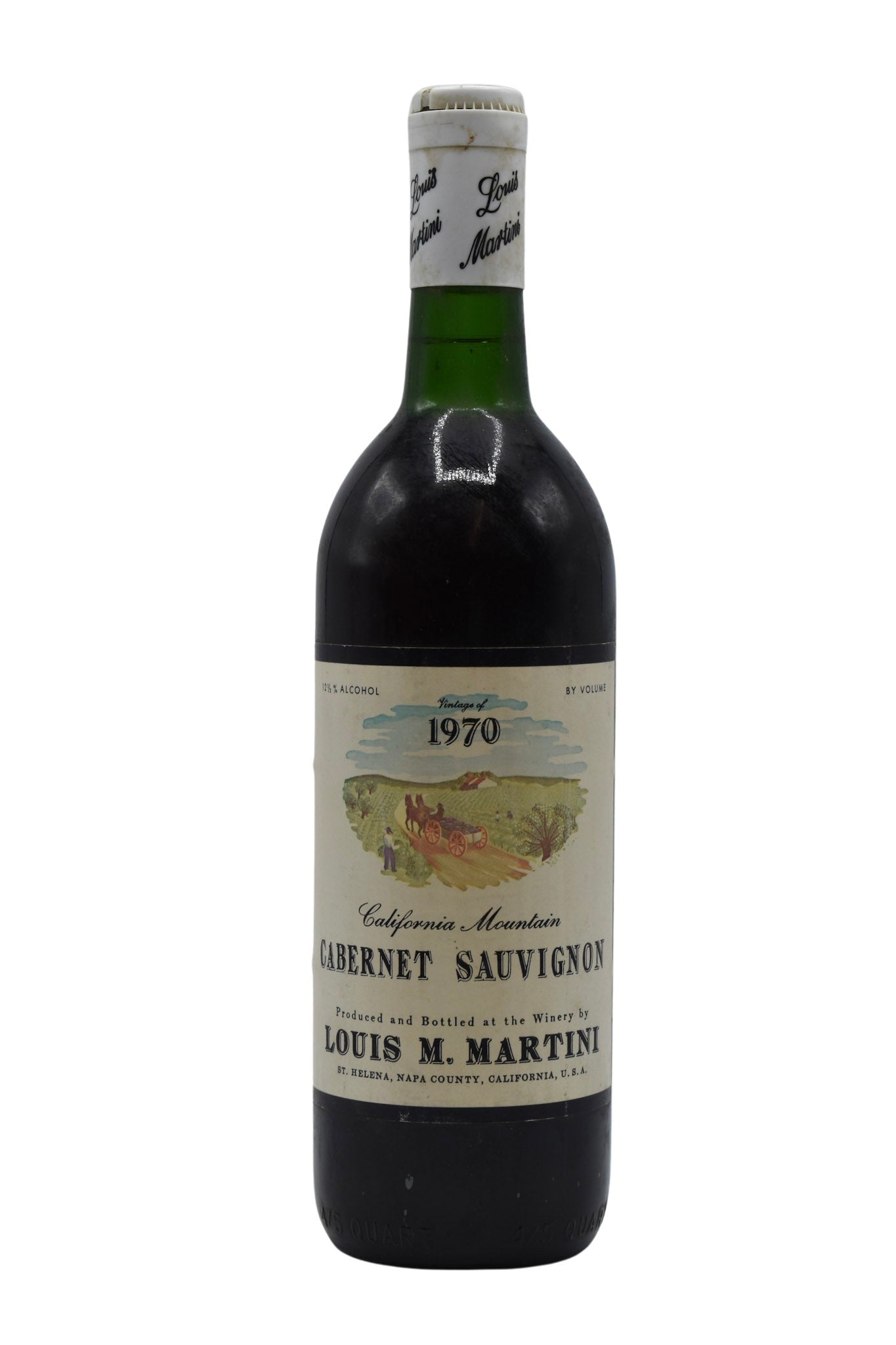 1970 Louis M. Martini, California Mountain Cabernet Sauvignon 750ml