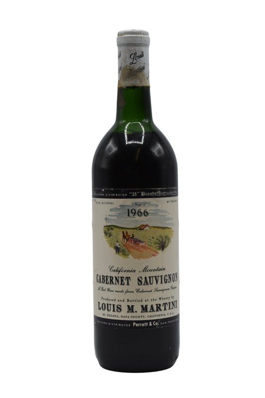 1966 Louis M. Martini, California Mountain Cabernet Sauvignon 750ml