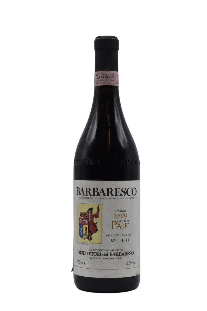 1999 Produttori del Barbaresco, Barbaresco Riserva Paje 750ml - Walker Wine Co.