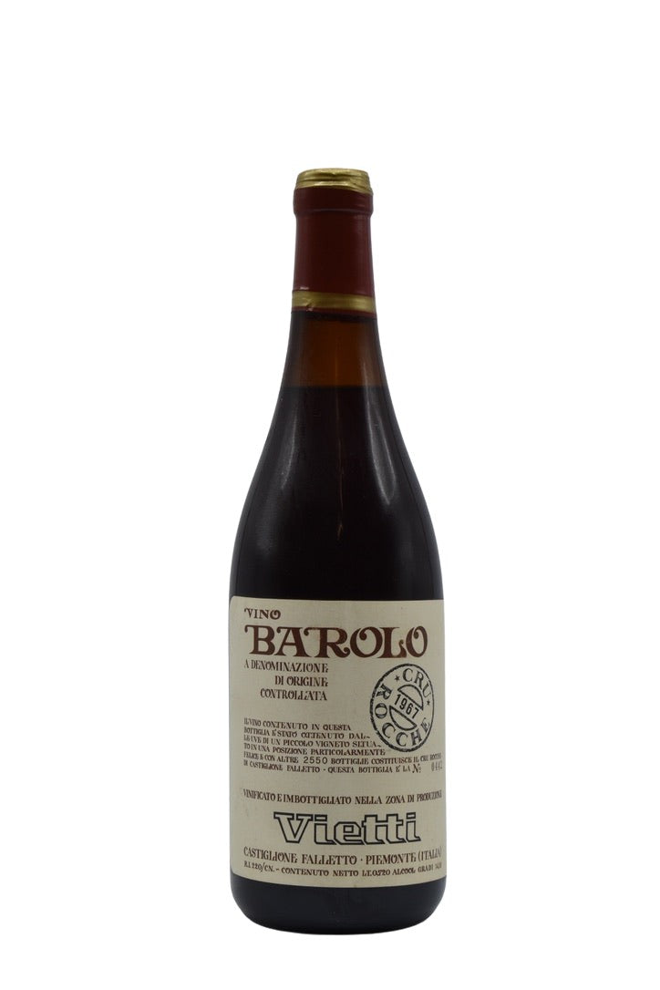 1967 Vietti, Barolo Cru Rocche 750ml - Walker Wine Co.