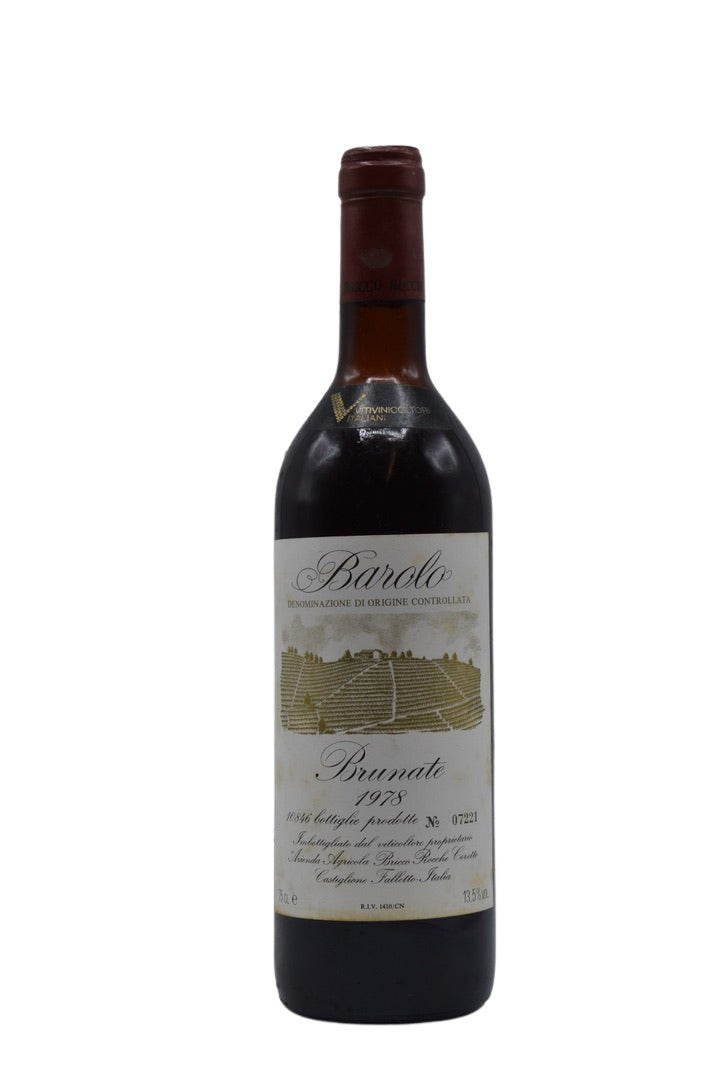 1978 Ceretto, Barolo Bricco Rocche Brunate 750ml - Walker Wine Co.