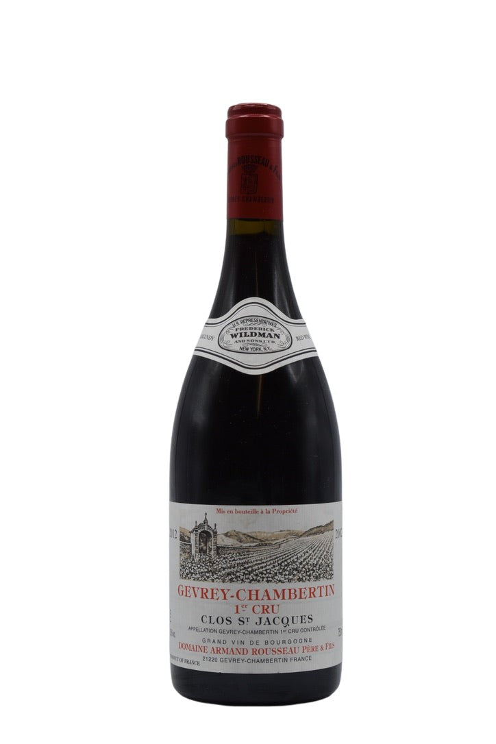 2012 Domaine Rousseau, Gevrey-Chambertin Clos St. Jacques 1er Cru 750ml - Walker Wine Co.