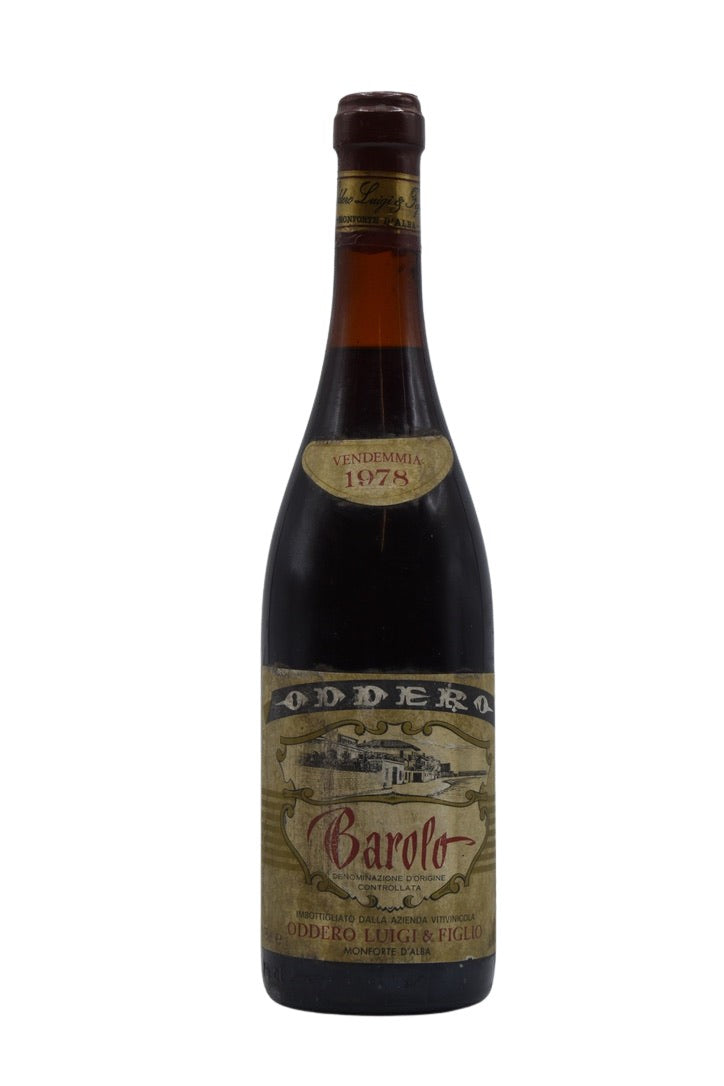 1978 Luigi Oddero, Barolo Monforte d'Alba 750ml - Walker Wine Co.