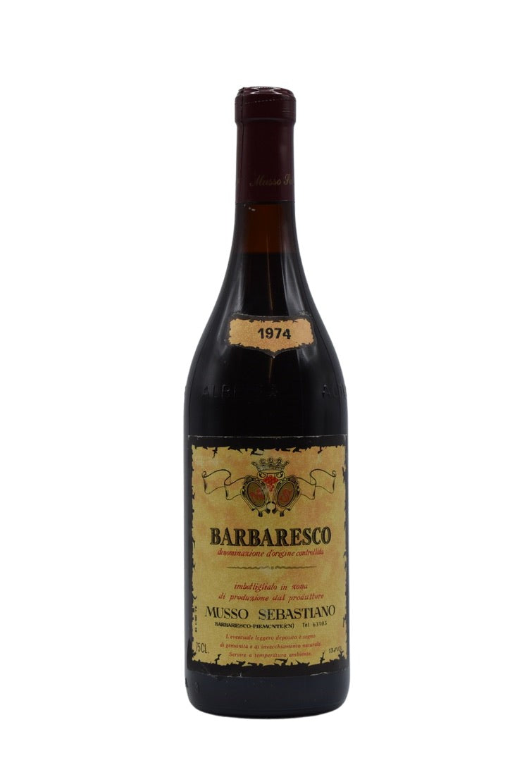 1974 Musso Sebastiano, Barbaresco  750ml - Walker Wine Co.