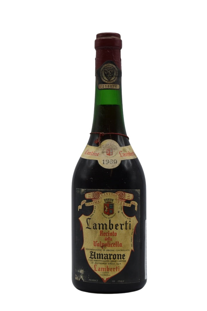 1969 Lamberti, Recioto della Vapollicella, Amarone  720ml - Walker Wine Co.