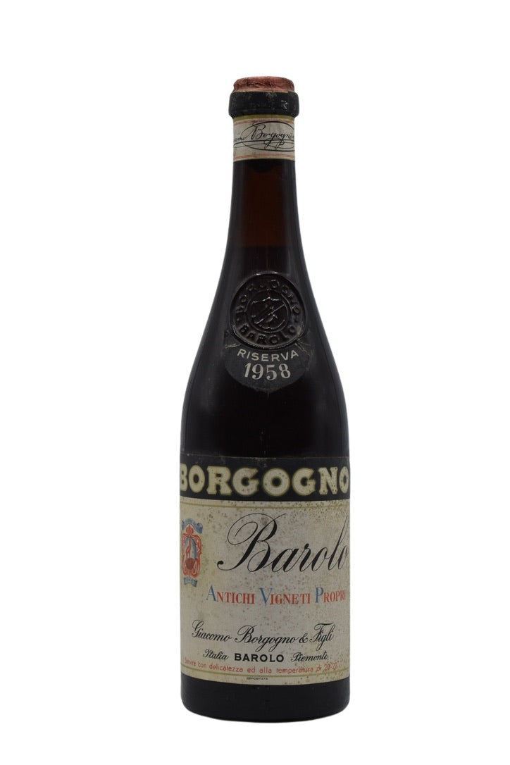 1958 G. Borgogno, Barolo Riserva  720ml - Walker Wine Co.