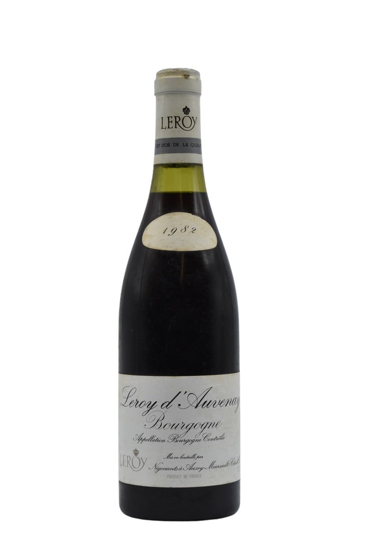 1982 Maison Leroy d'Auvenay, Bourgogne Rouge 750ml | Walker Wine Co.