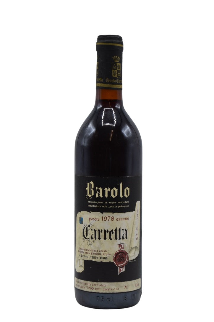 1978 Tenuta Carretta, Barolo Cannubi 750ml - Walker Wine Co.